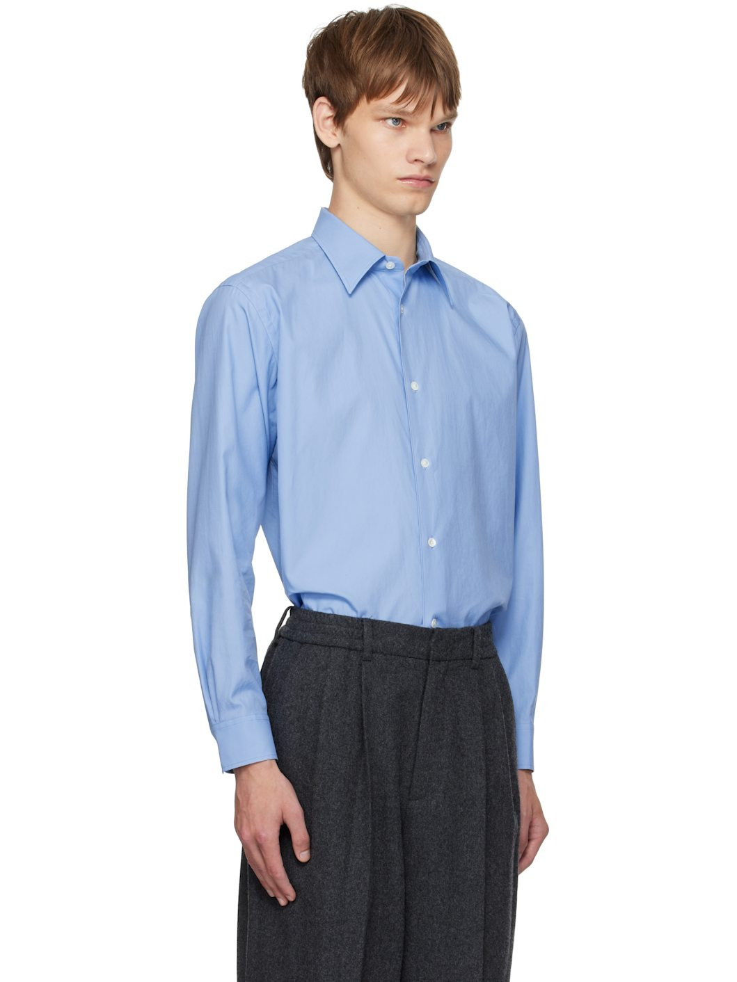 Blue Washed Finx Twill Shirt - 2