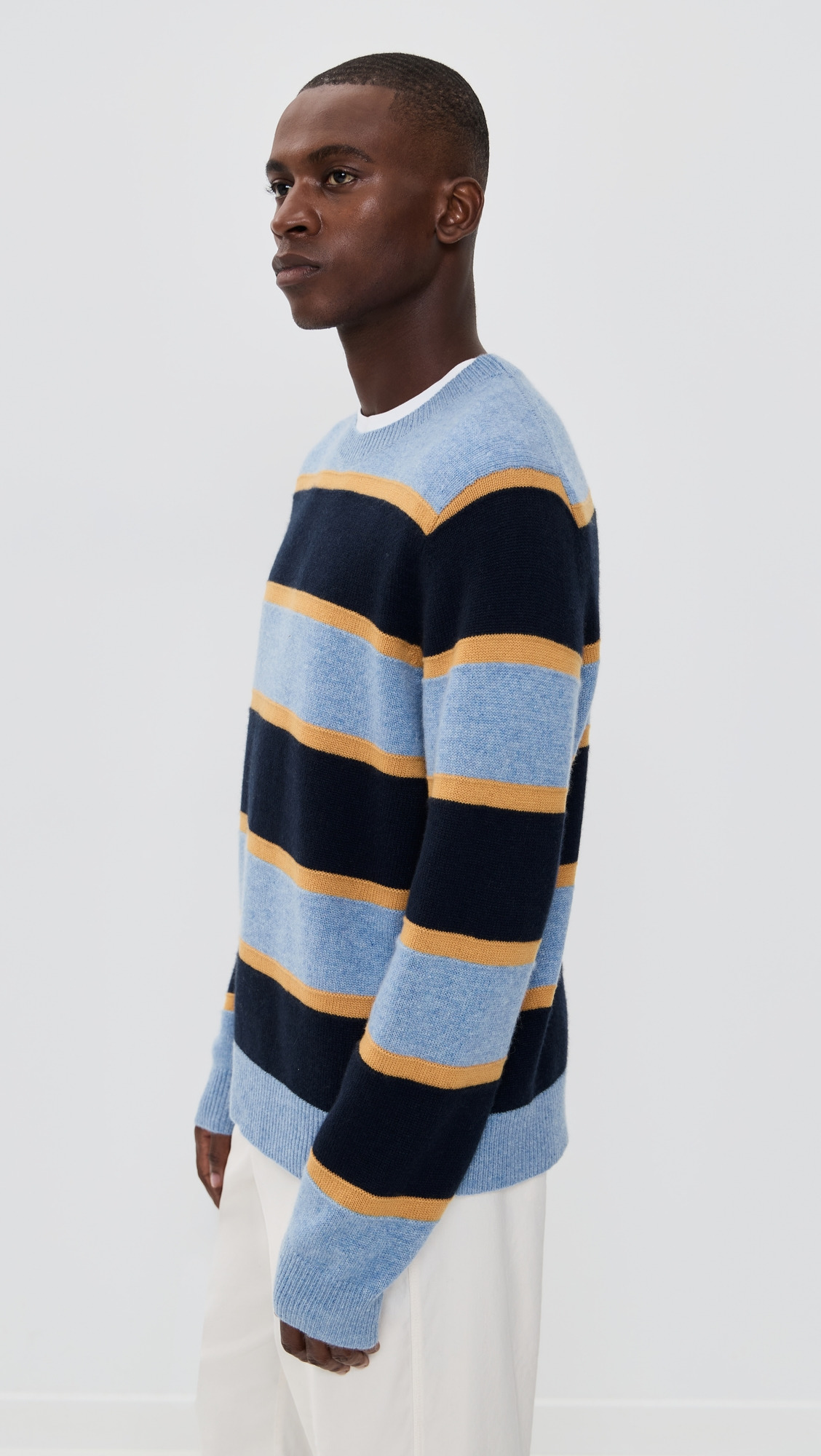 Stripe Crew Sweater - 3