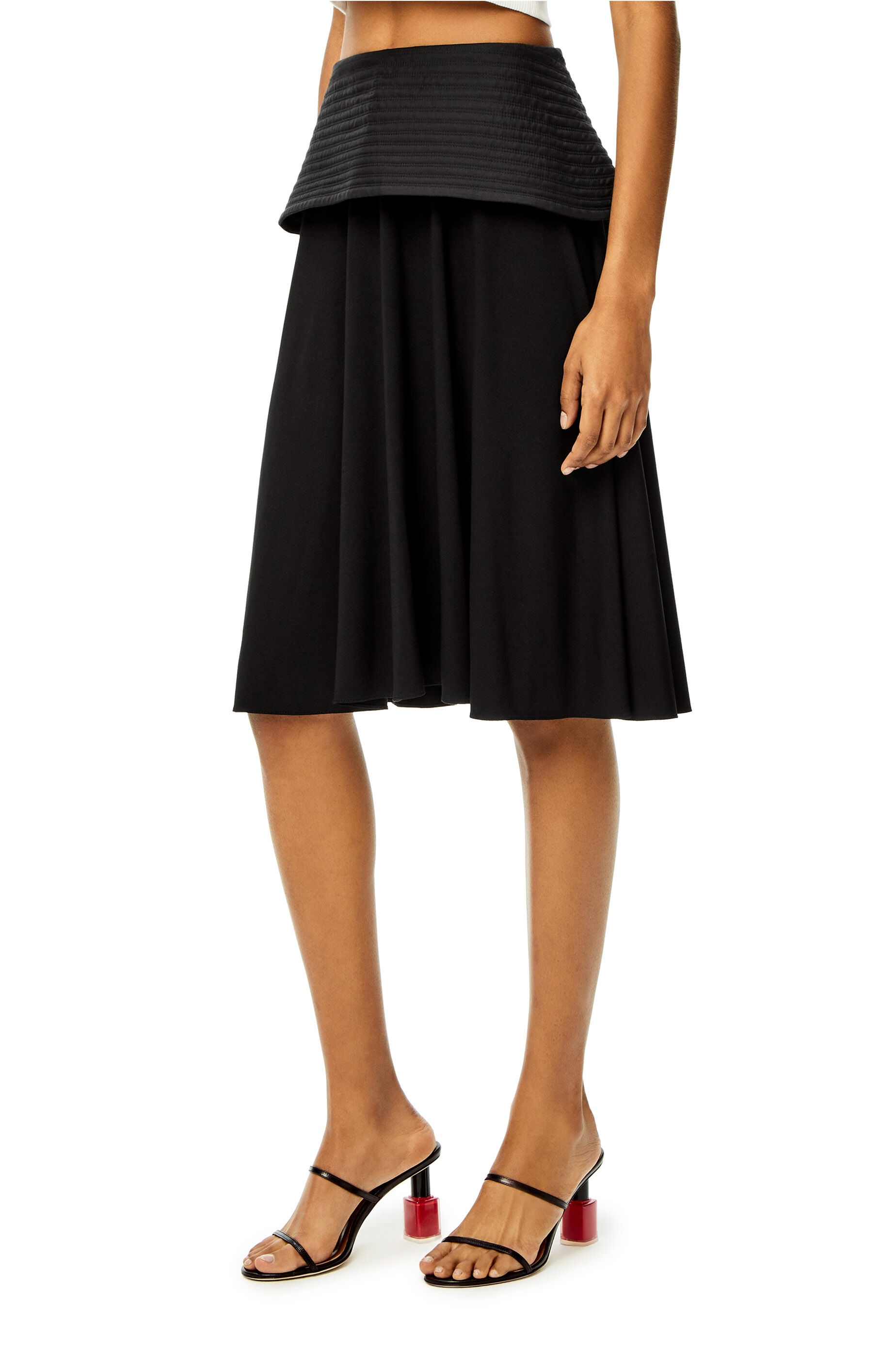 Peplum skirt in viscose - 3
