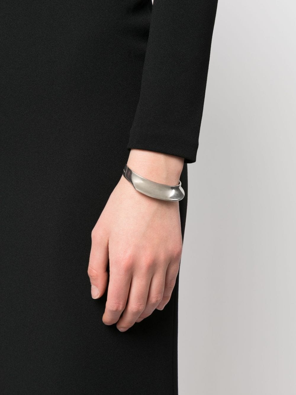 asymmetric open-cuff bracelet - 2