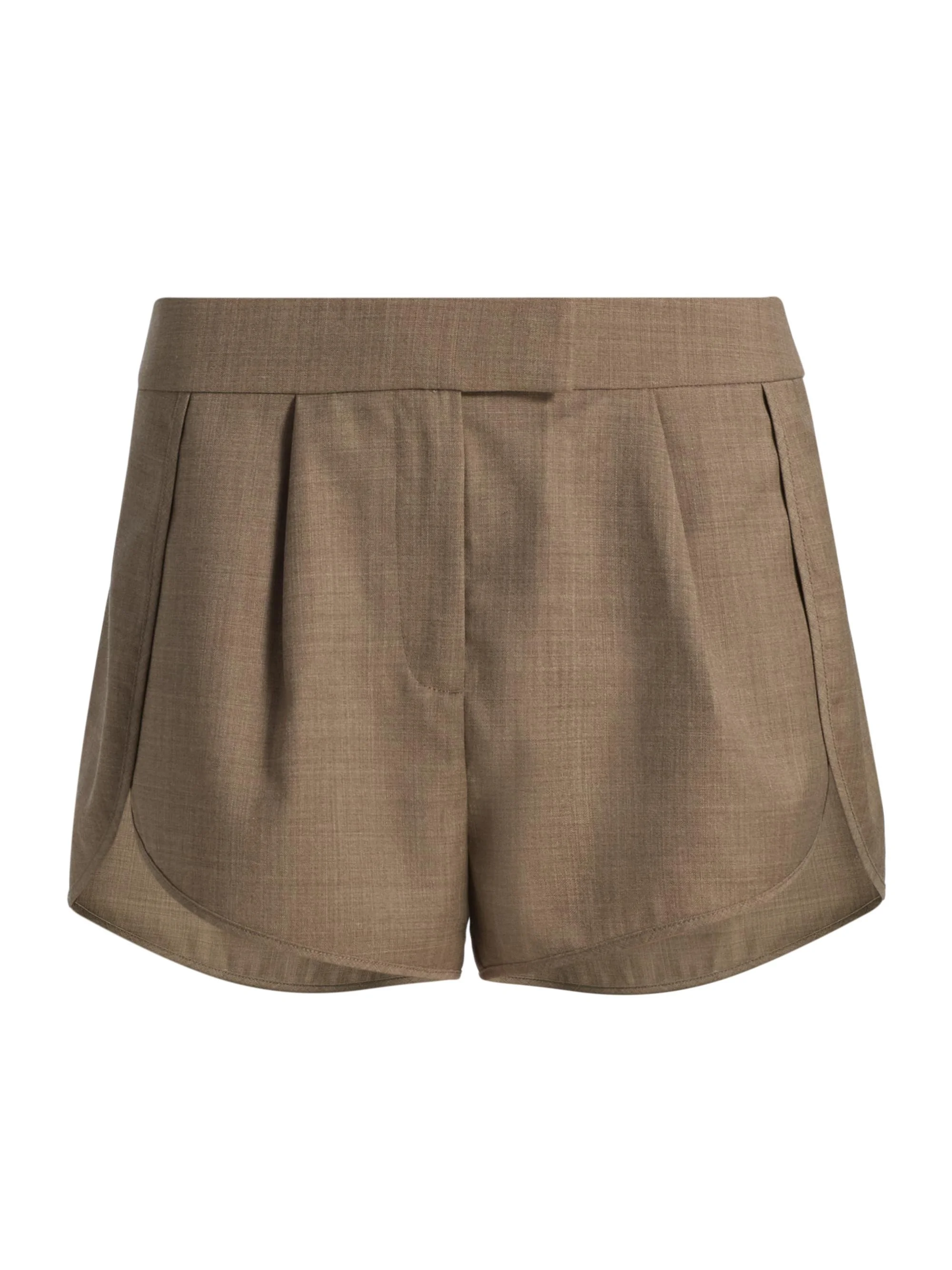 Women's Liam Pleated Shorts - Mink - 1