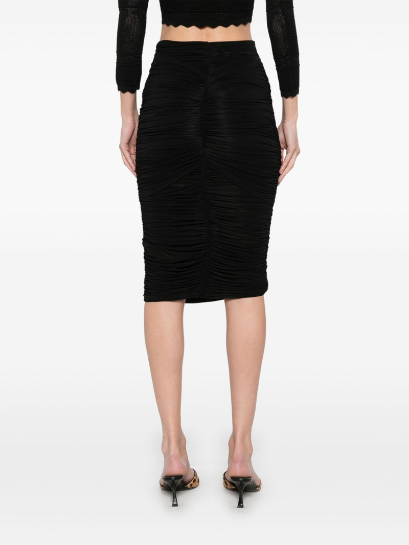 draped midi skirt 4