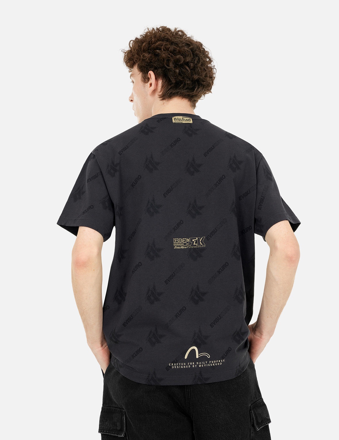 Monogram Logo Print Relax Fit T-shirt - 5