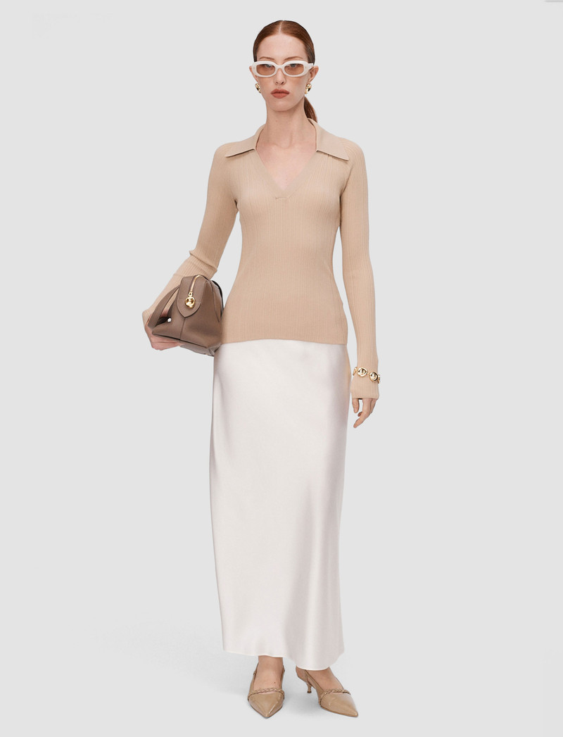 JOSEPH Chelia Plissé Knit Top outlook