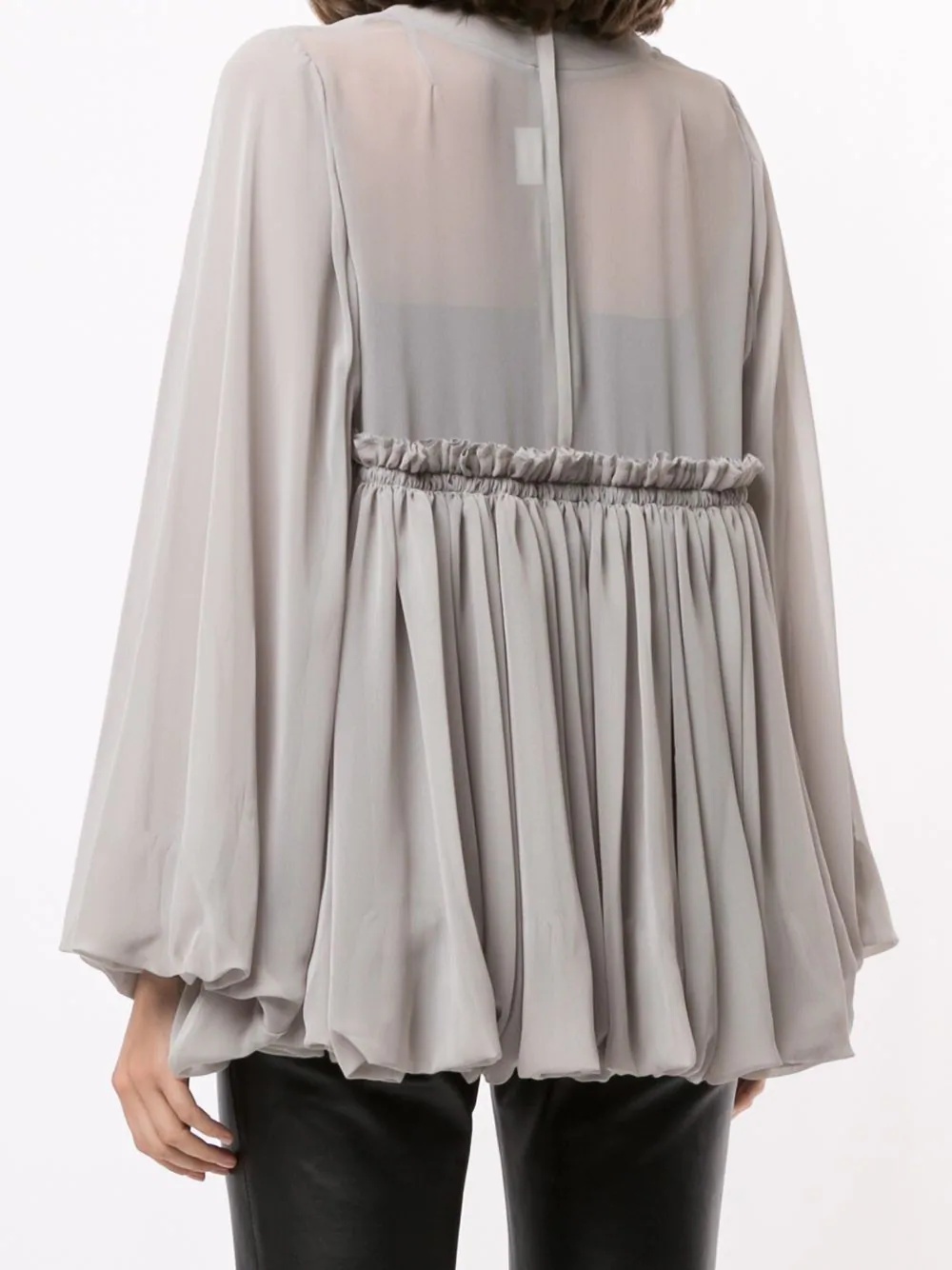 ruffle detail blouse - 4