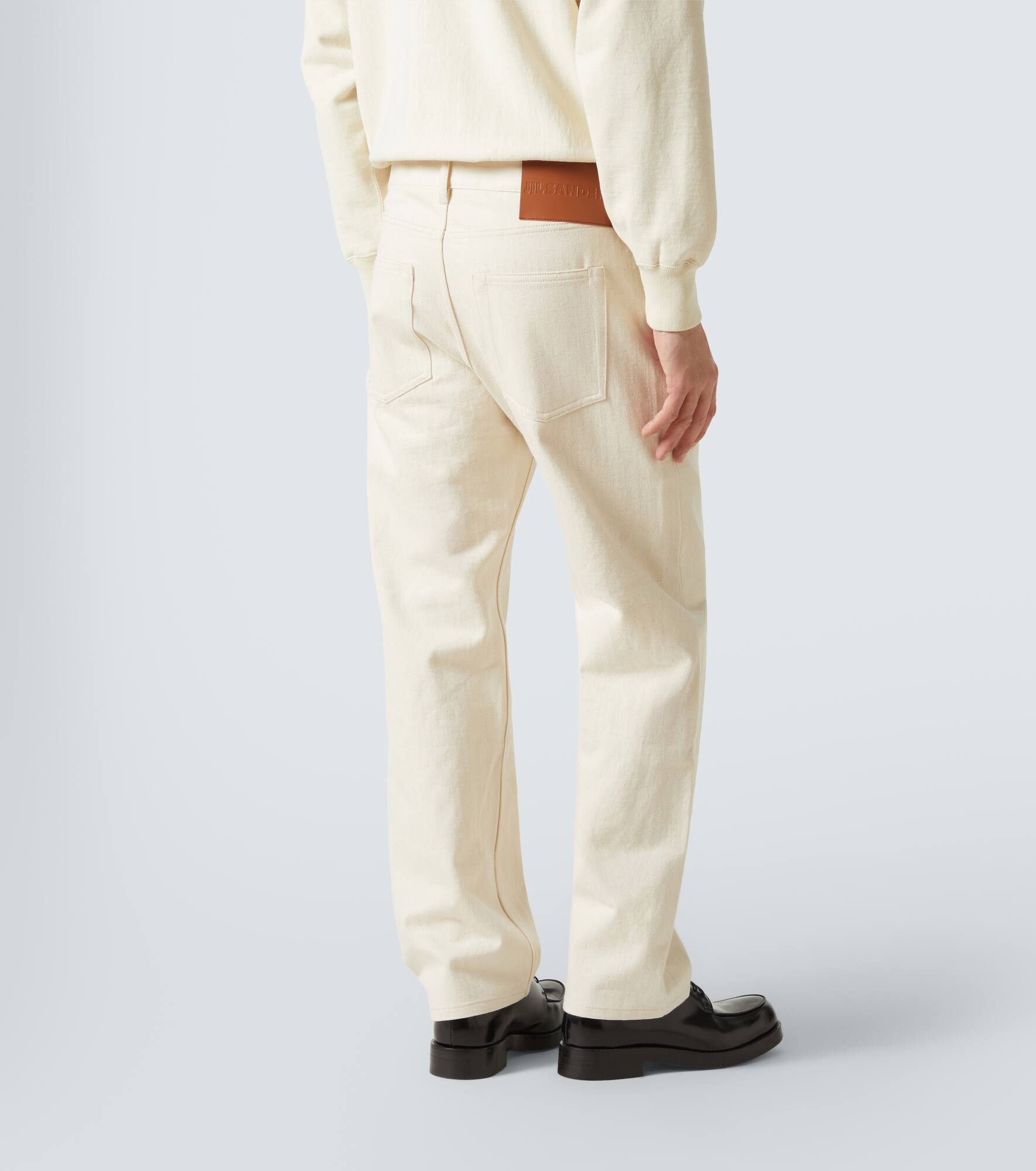 Mid-rise straight jeans - 4
