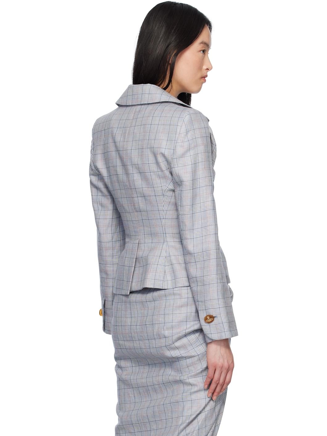 Gray Drunken Blazer - 3