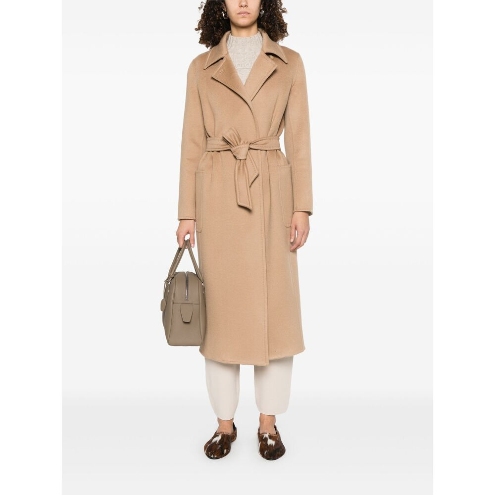Max Mara Brown Coats - Single Breasted Coats Women - 2