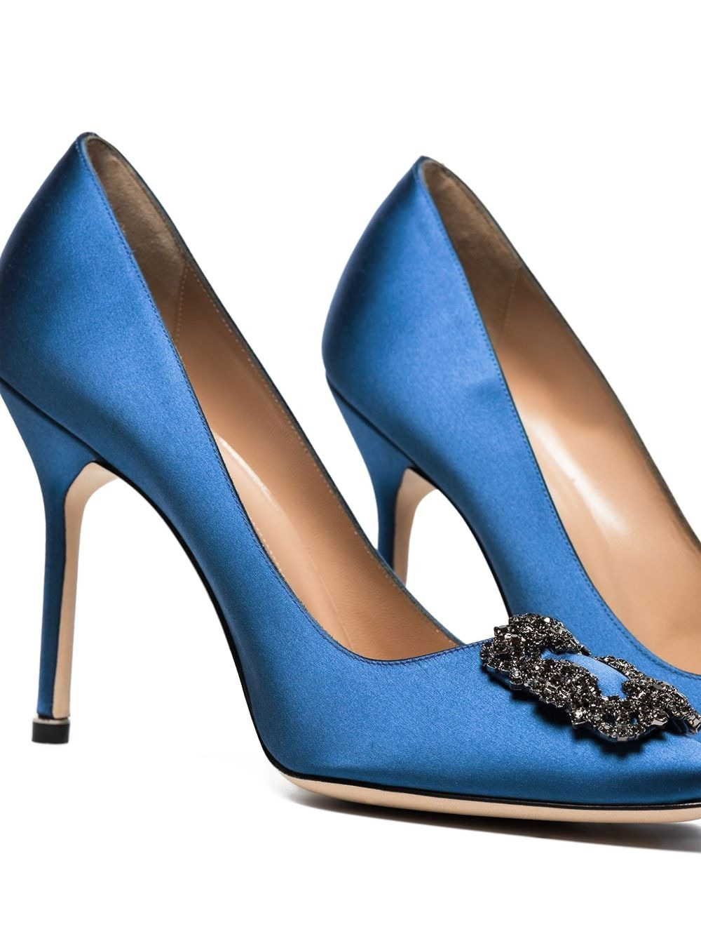 Hangisi 105mm appliqué pumps - 4