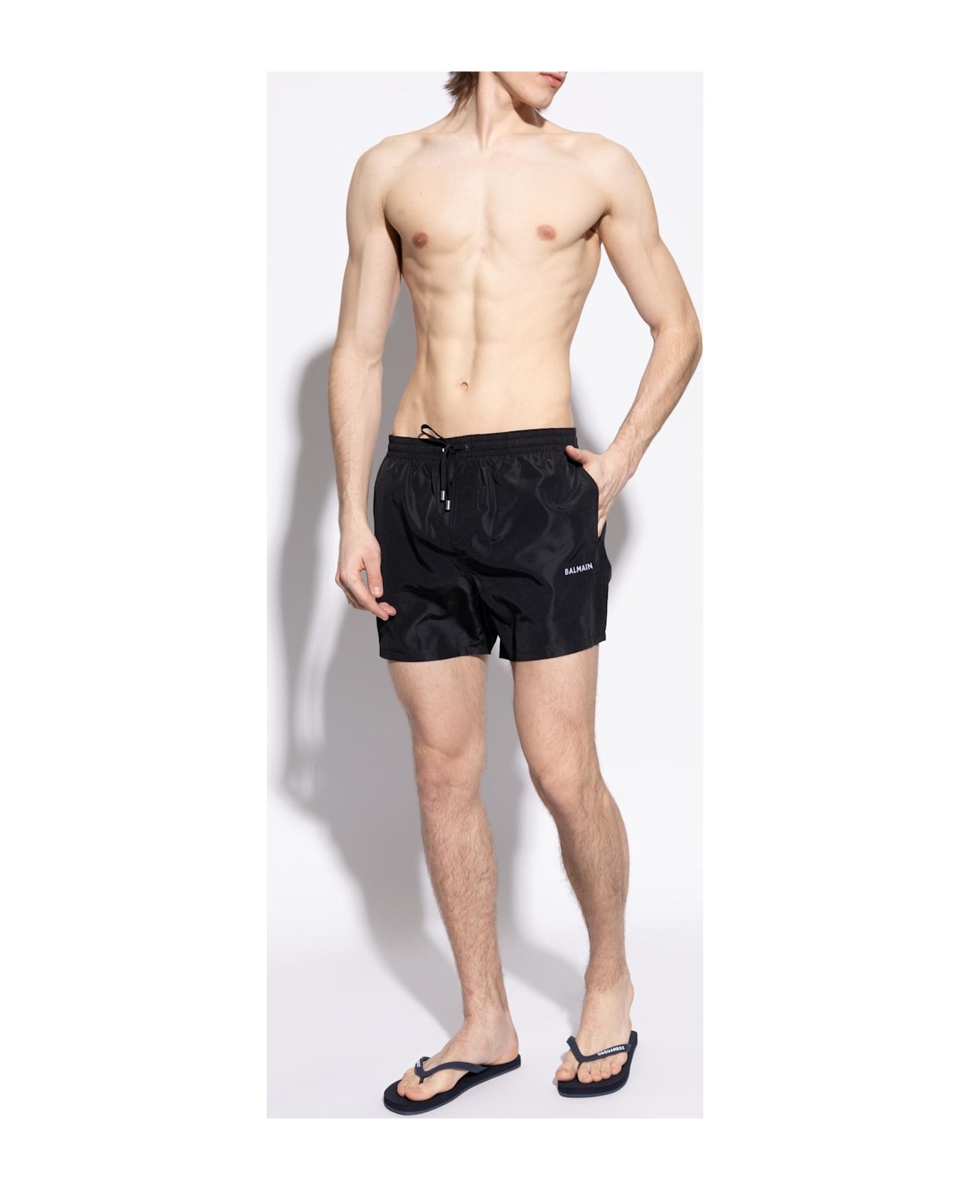 Dsquared2 Rubber Slides With Logo - 3