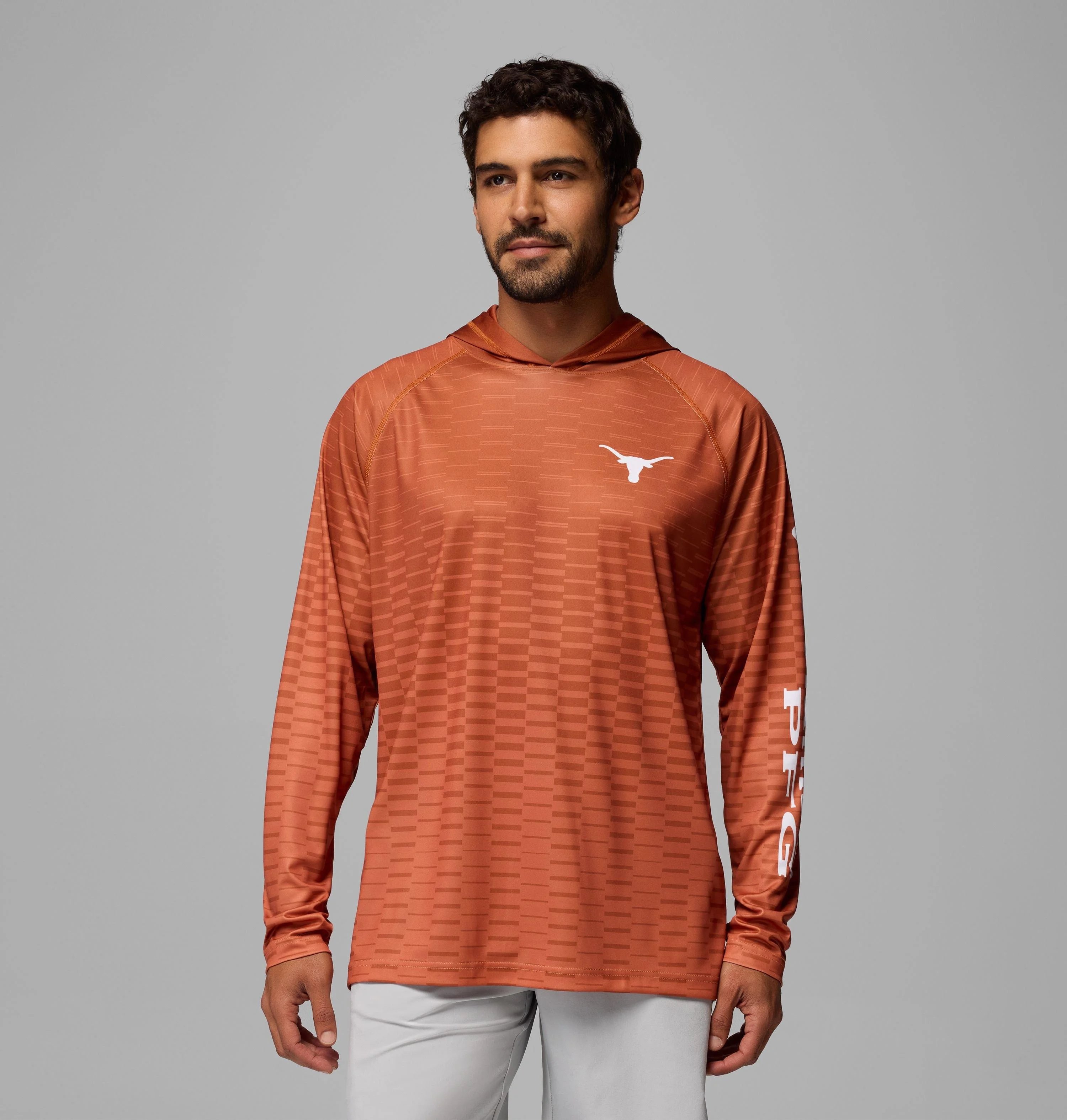 Men's Collegiate PFG Super Terminal Tackle Hoodie - Texas - 1