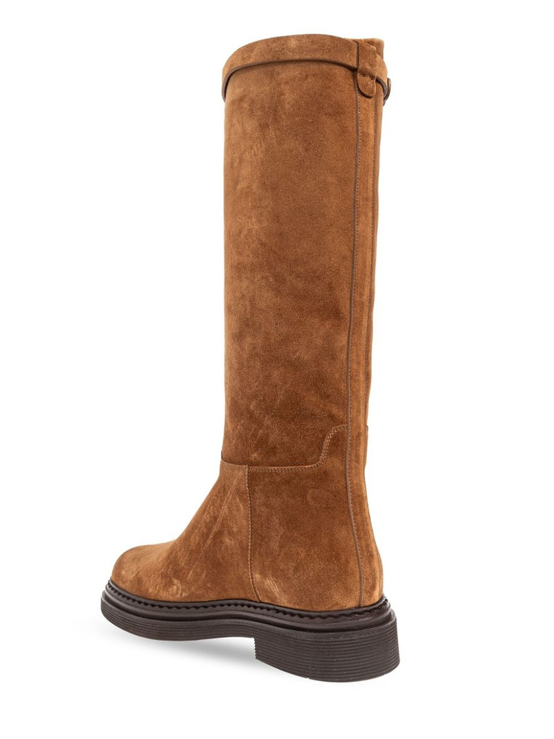 DG-logo suede boots 5