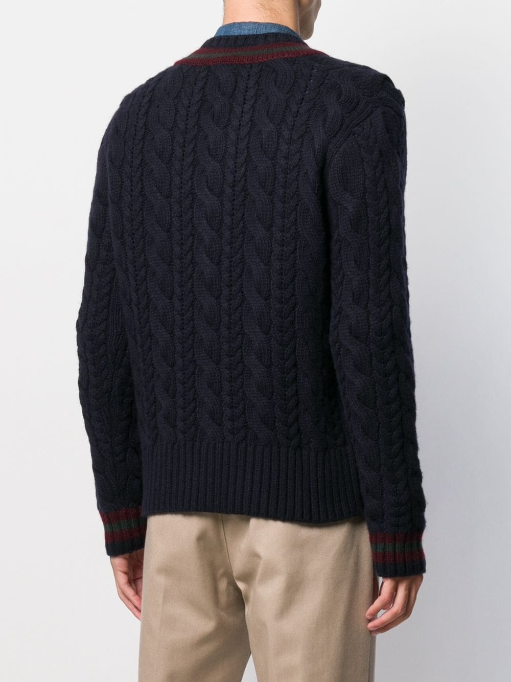 cable knit jumper - 4