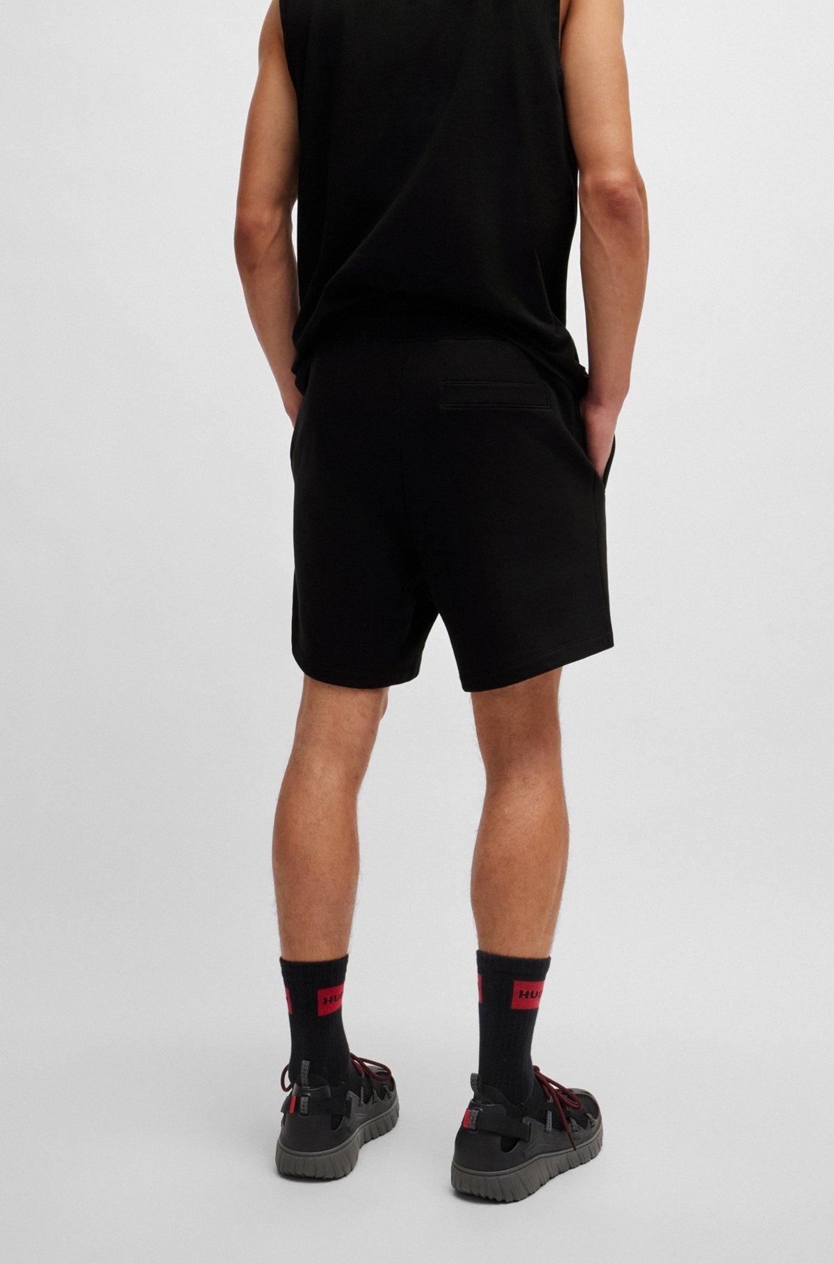 COTTON-TERRY SHORTS WITH NEW-SEASON LOGO - 5