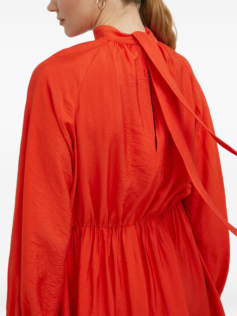 tie-neck mini dress 4