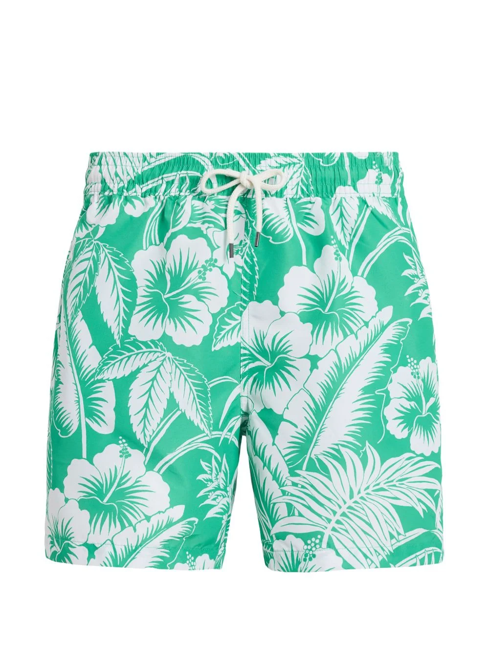 floral-patterned swim shorts - 1