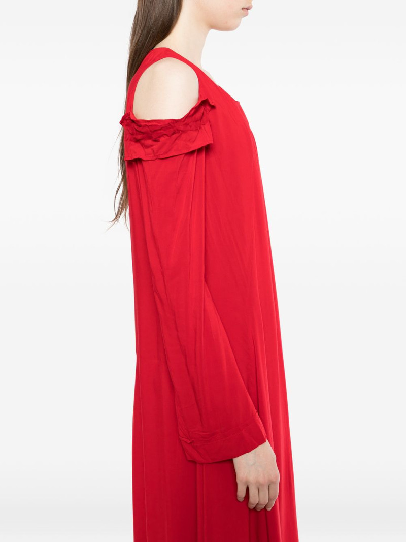 crushed-sleeves maxi dress 5