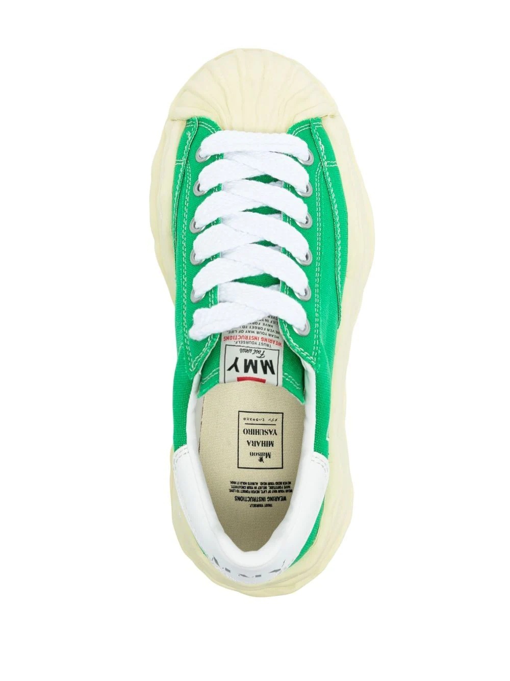 gum-rubber sole sneakers - 4