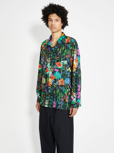 Engineered Garments ENGINEERED GARMENTS CLASSIC SHIRT BLACK COTTON FLORAL LAWN outlook