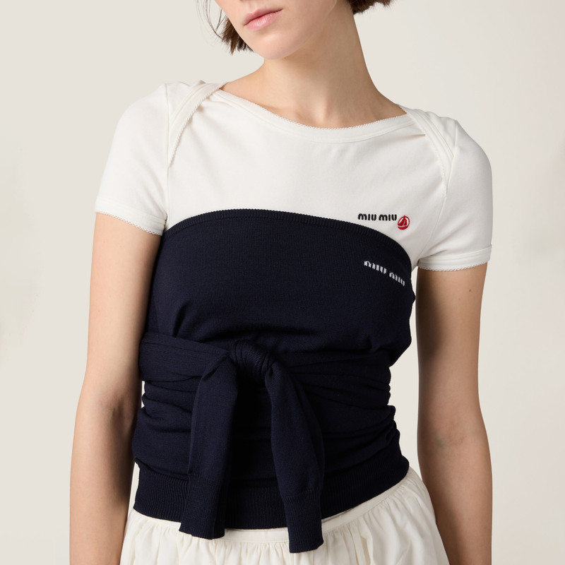 Petit Bateau X 미우 Miu 스트레치 jersey bodysuit 4