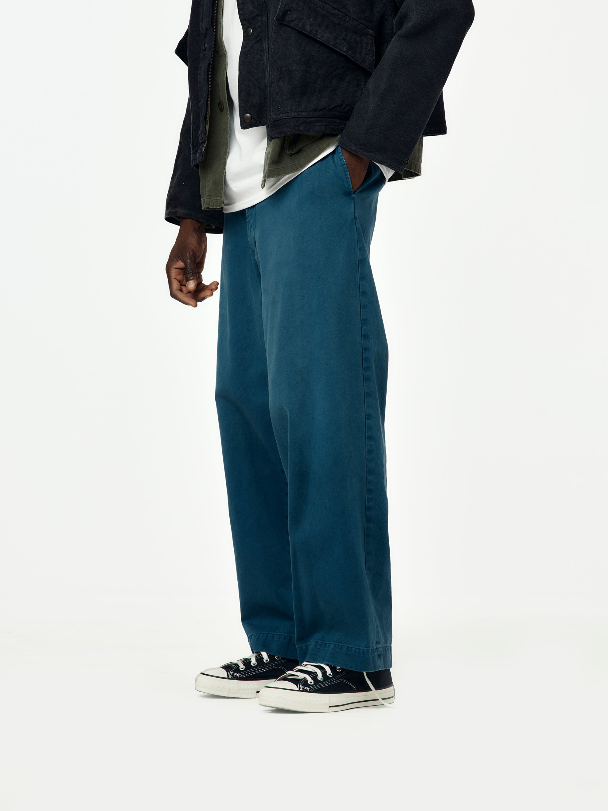 VINTAGE WORK PANTS (BLUE) - 3