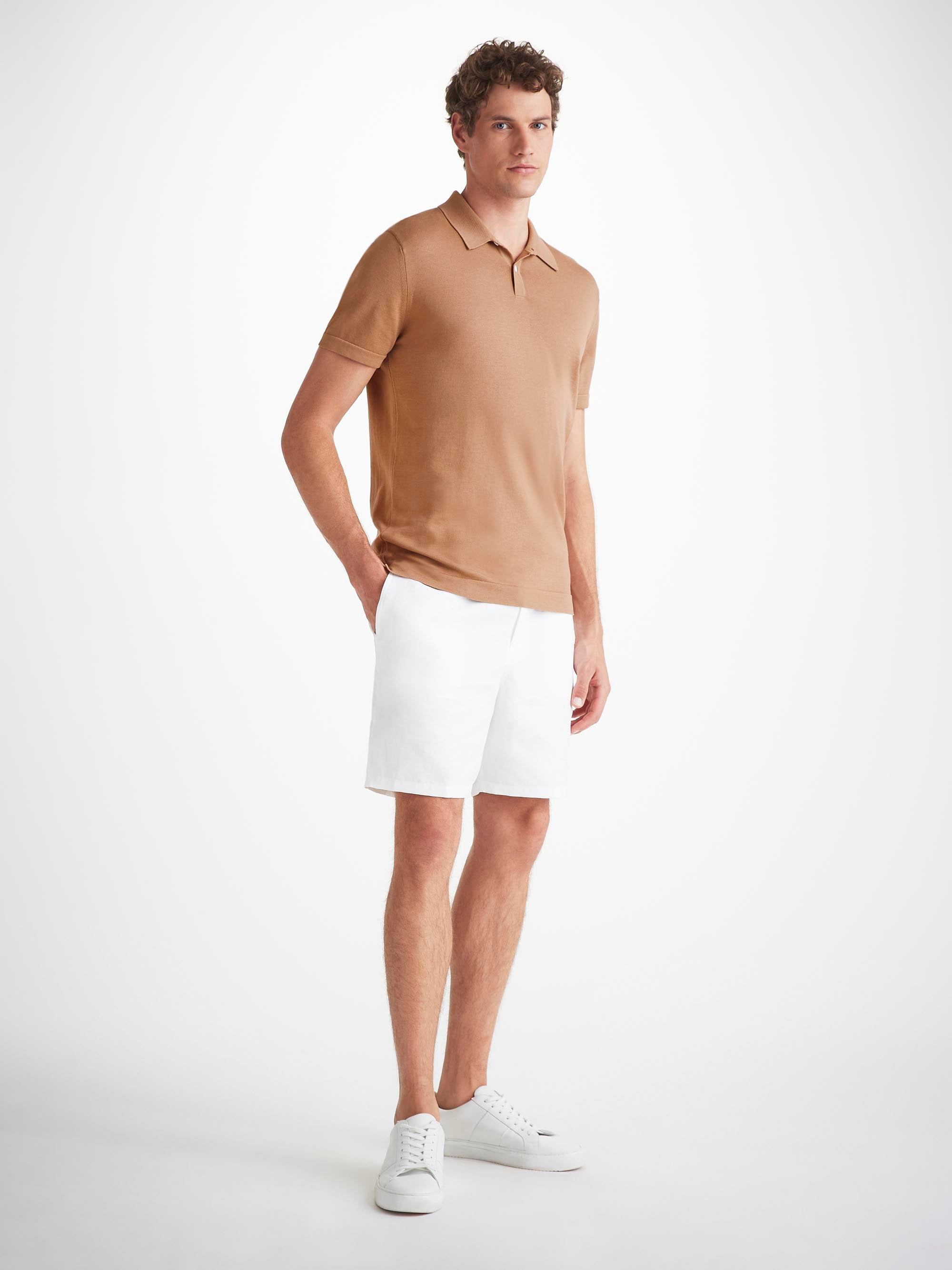 Men's Polo Shirts Jacob Sea Island Cotton Camel - 3