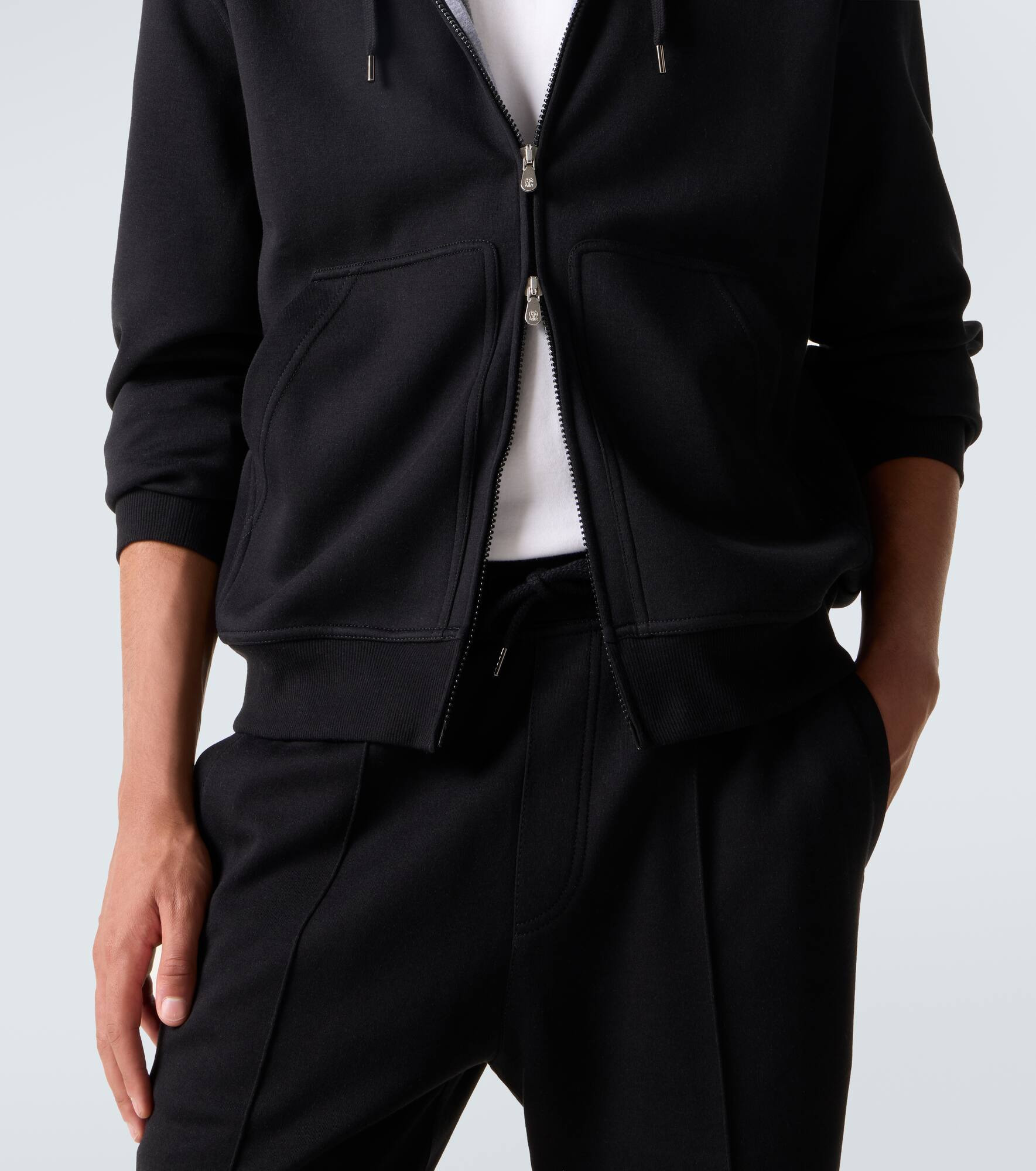 Cotton-blend hoodie - 6