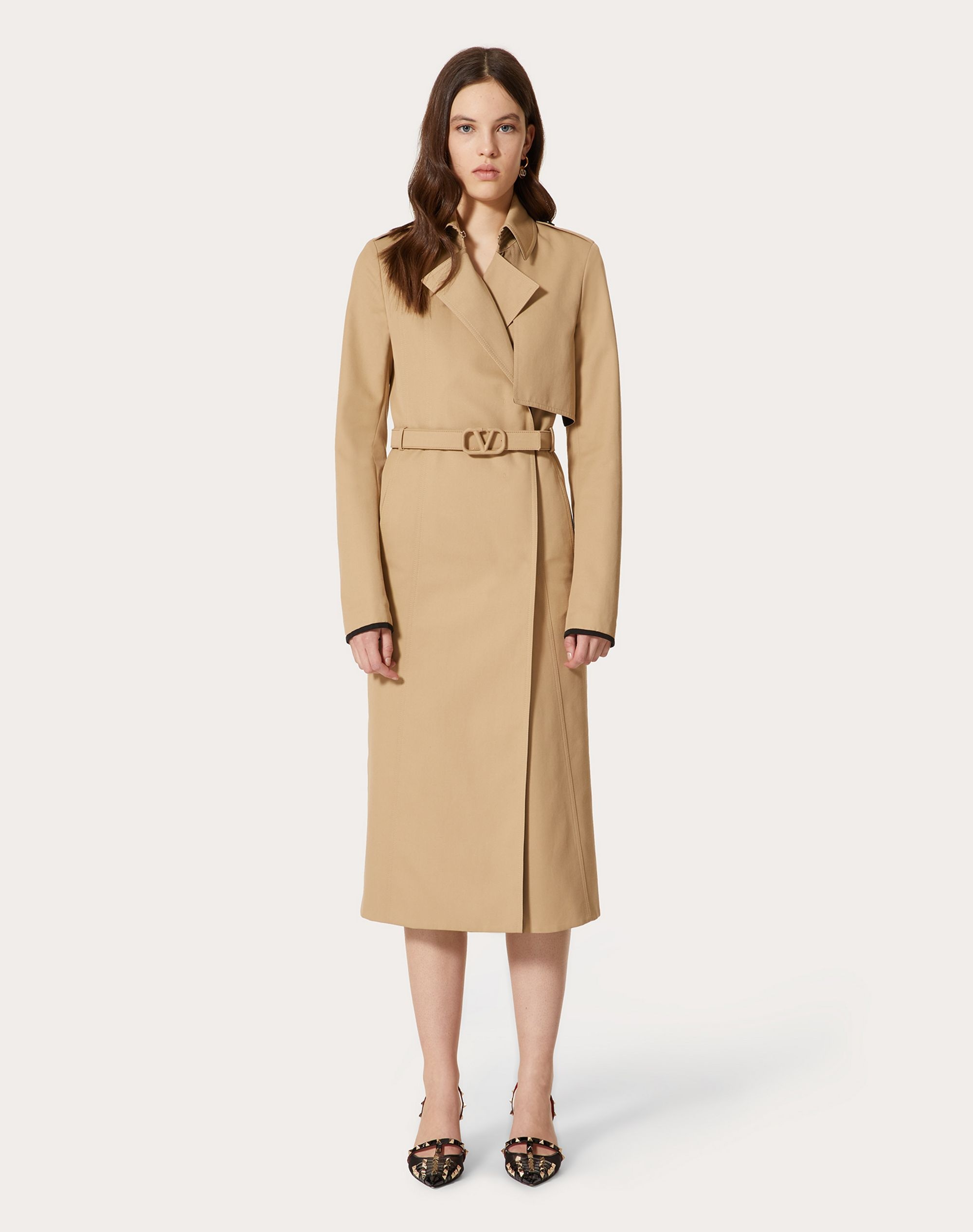 GABARDINE TRENCH COAT - 3