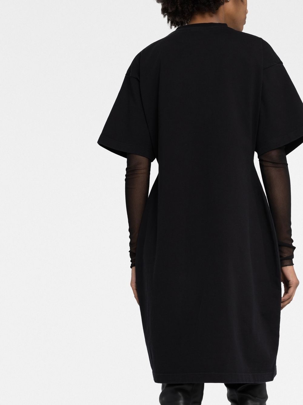 Hourglass cotton T-shirt dress - 3