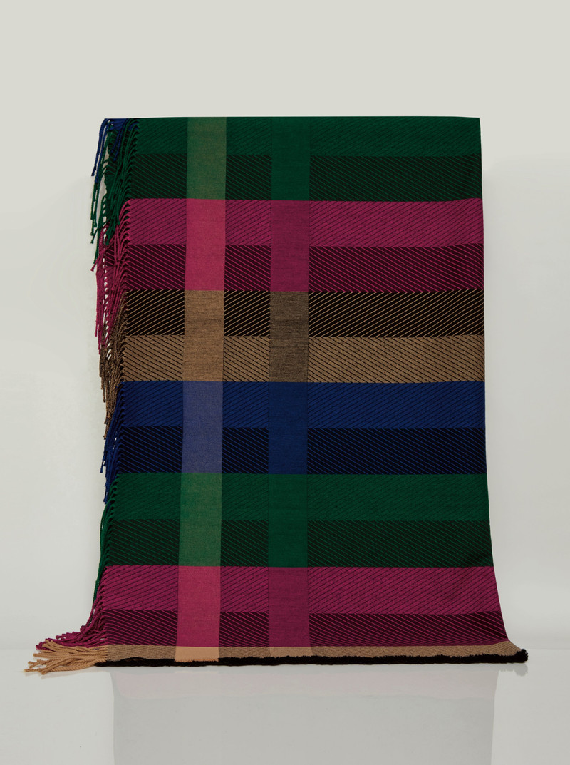 GABRIELA HEARST Halo Plaid Scarf in Multi Cashmere outlook