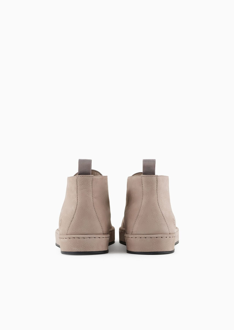 GIORGIO ARMANI Nubuck ankle boots outlook