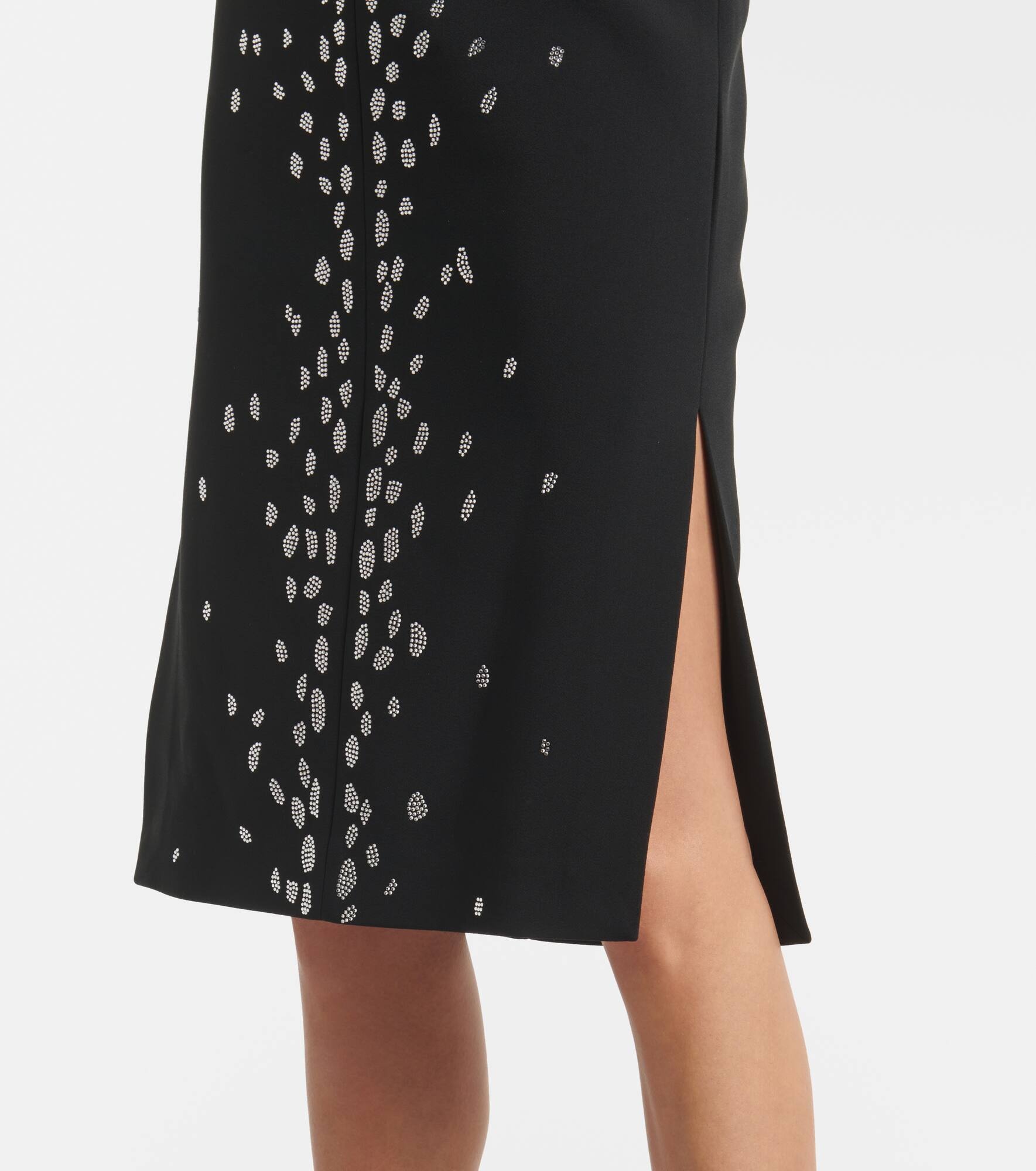 Rhinestone-embellished midi dress - 5