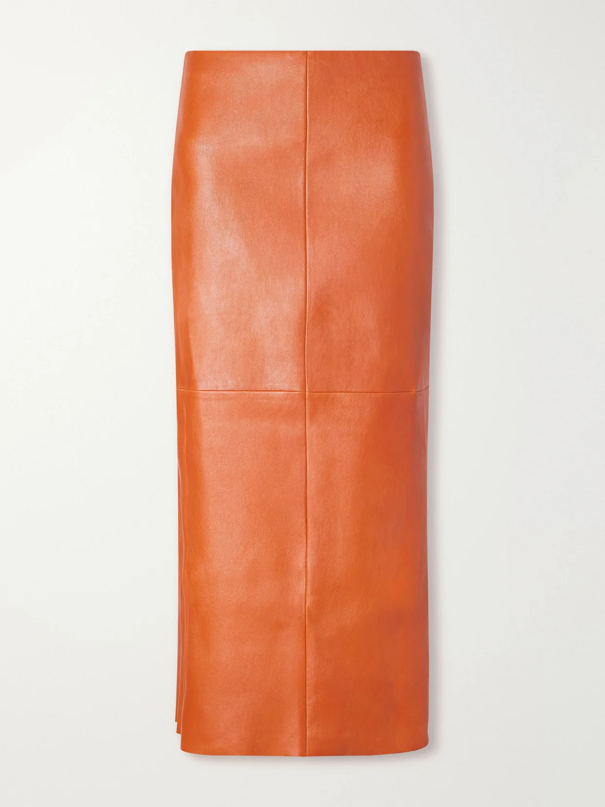 Winona Leather Midi Skirt - 1