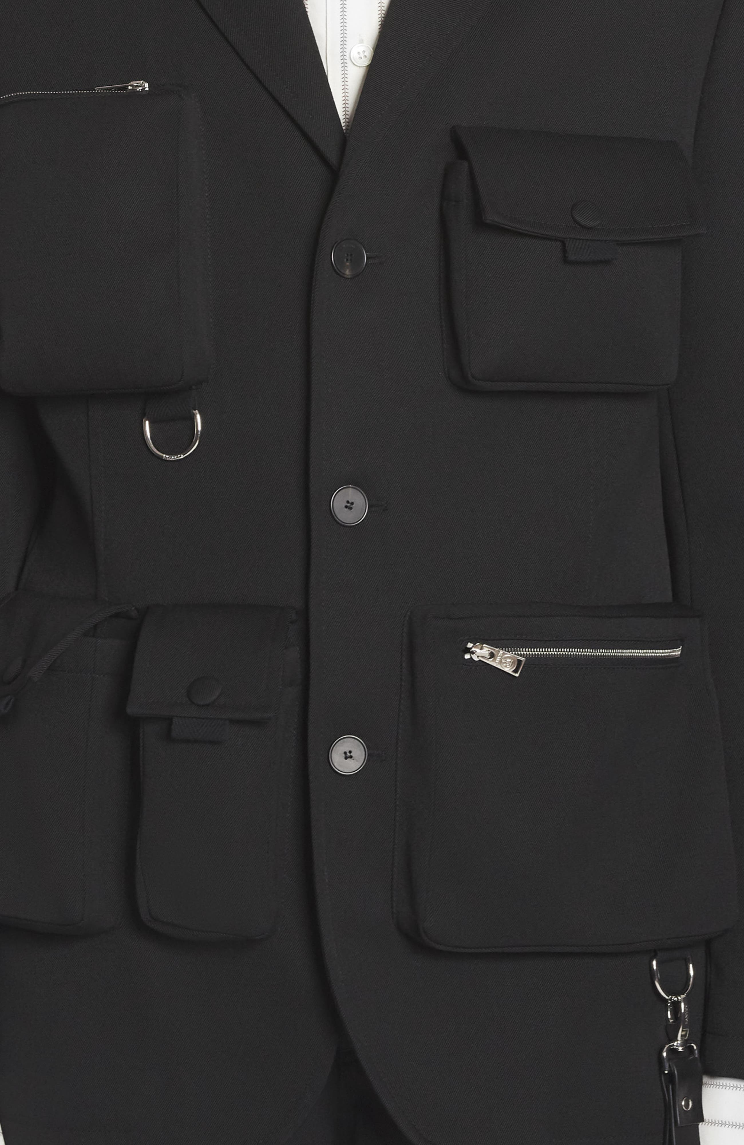 Lanvin UTILITY STYLE JACKET in Black at Nordstrom - 5
