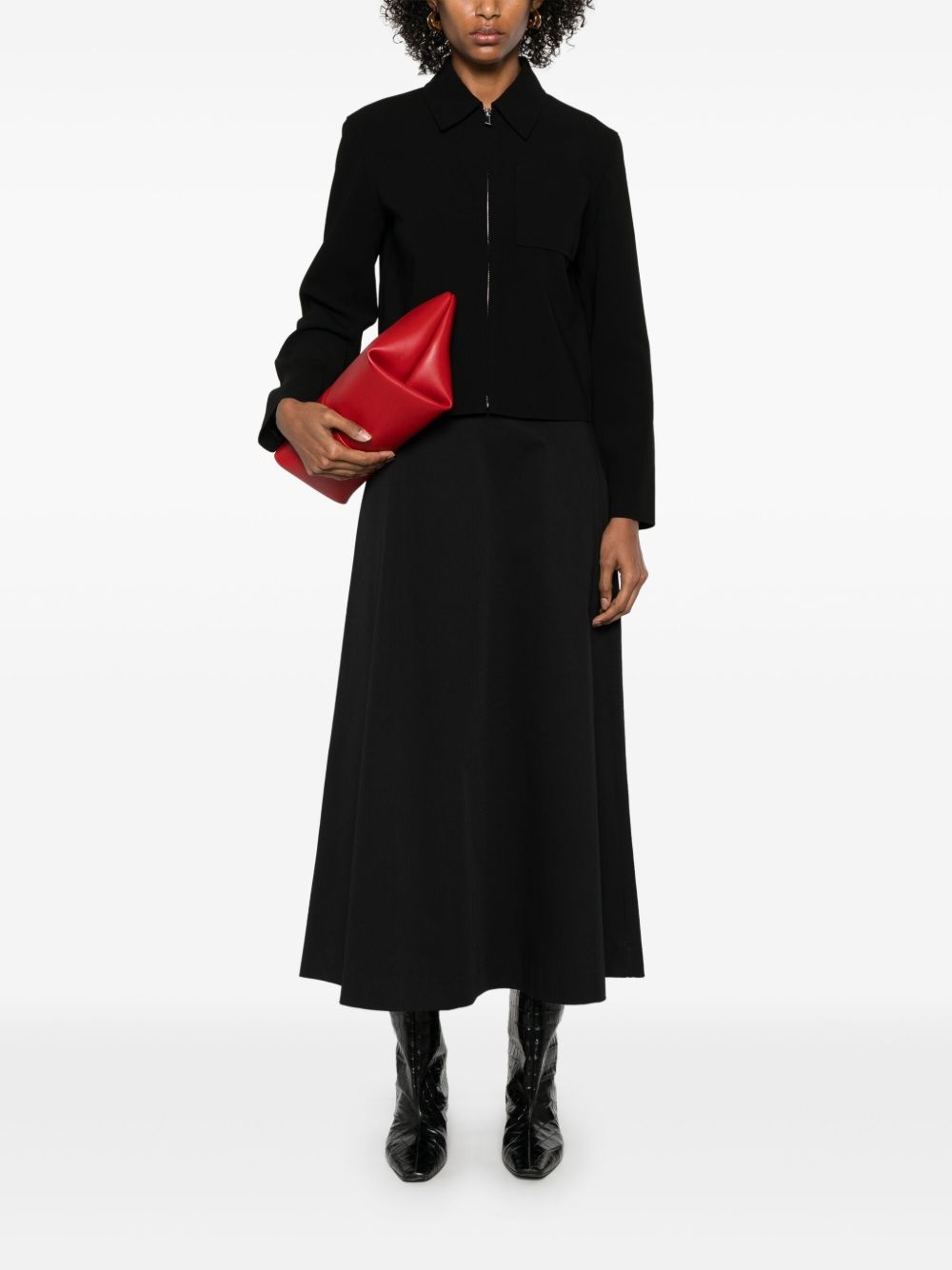 crepe-texture jacket - 2