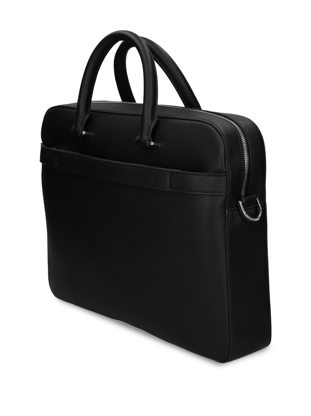 logo-debossed laptop bag - 2