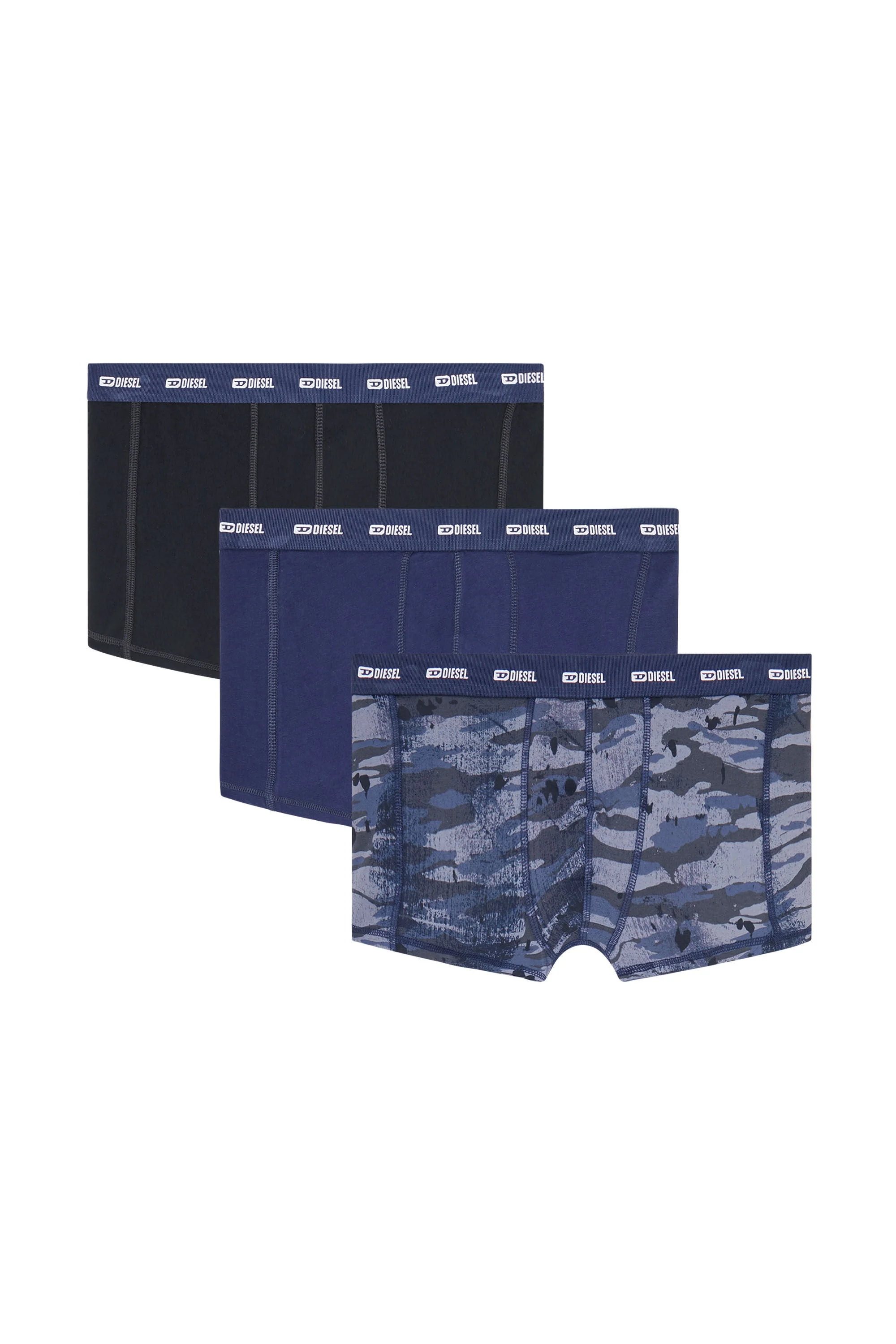 THREE-PACK OF BOXER BRIEFS PLAIN AND CAMO - 1