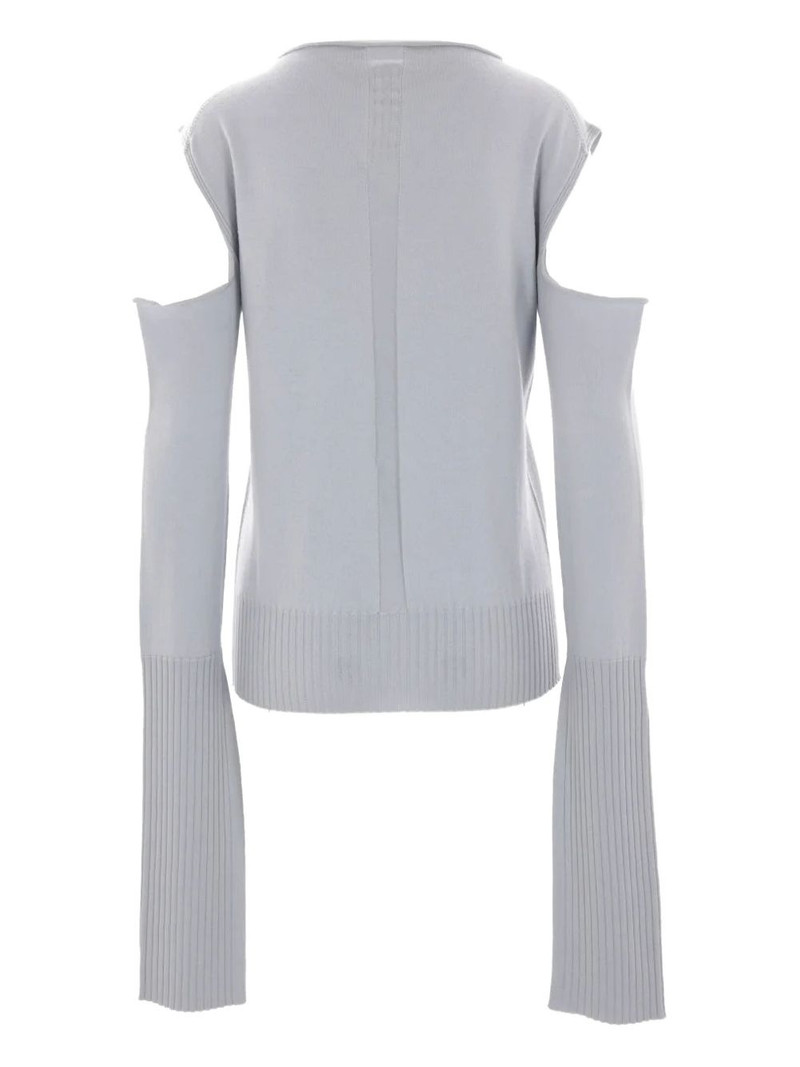 Rick Owens Porterville cut-out sweater outlook