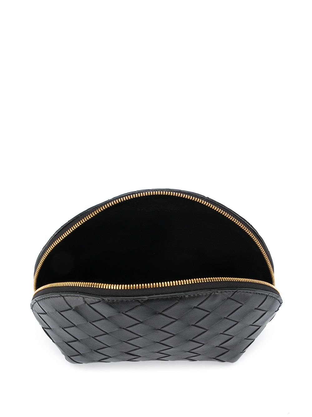 Intrecciato weave make-up bag - 4