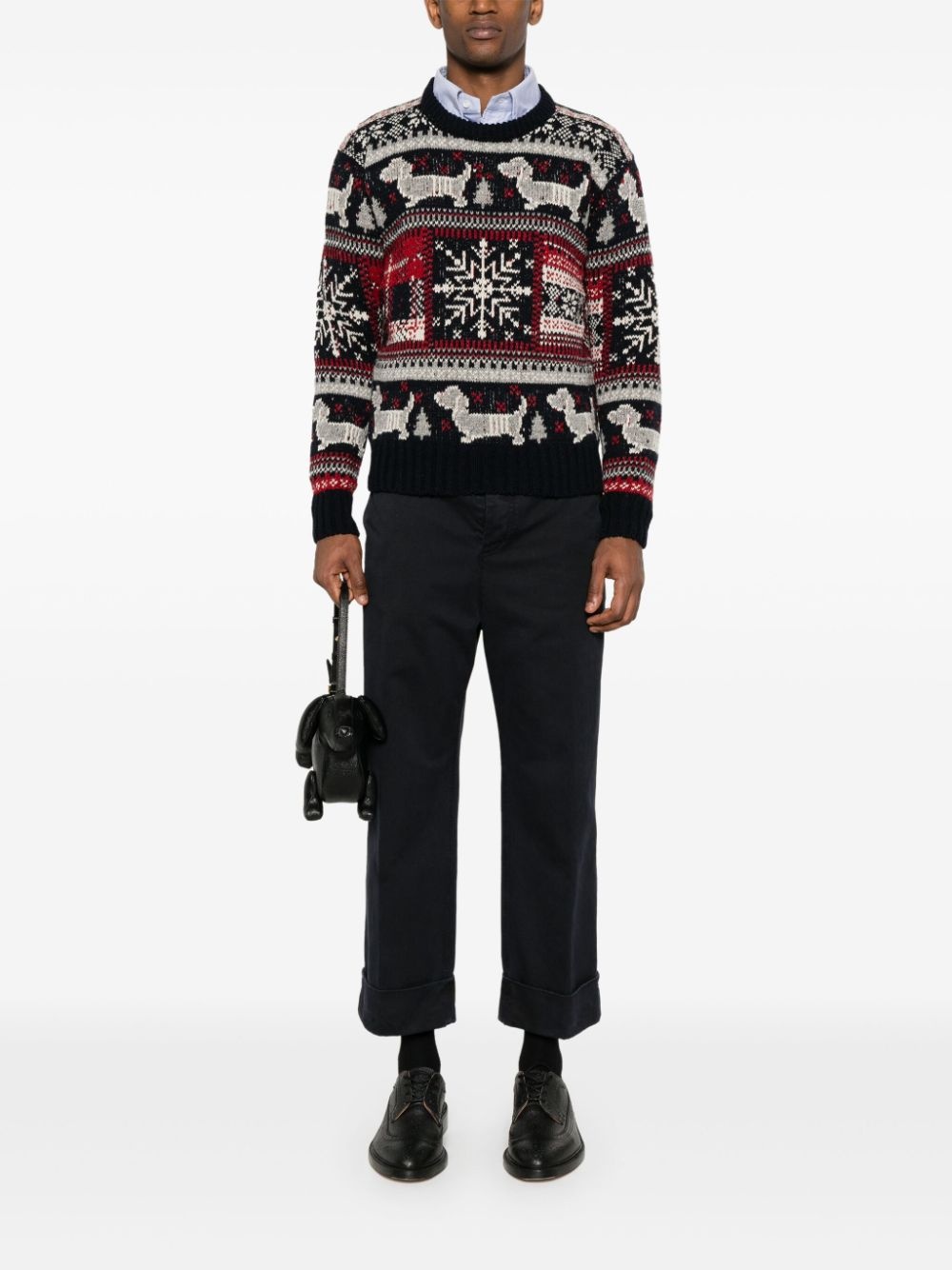 fair isle intarsia jumper - 2