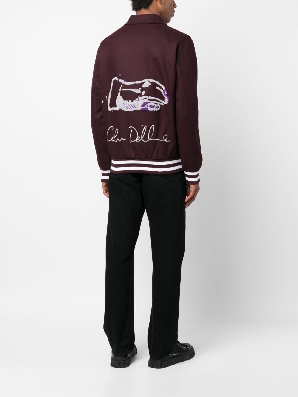 Like Father Like Son embroidered bomber jacket - 2