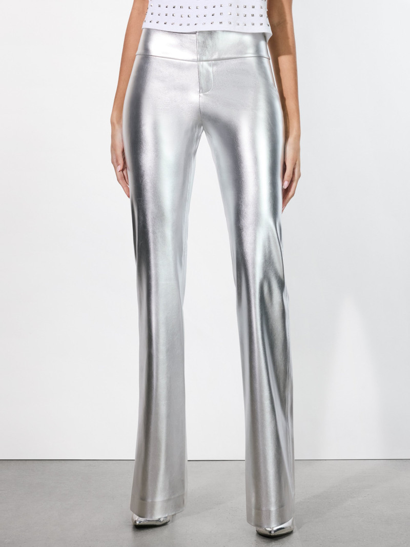 OLIVIA VEGAN LEATHER BOOTCUT PANT 2