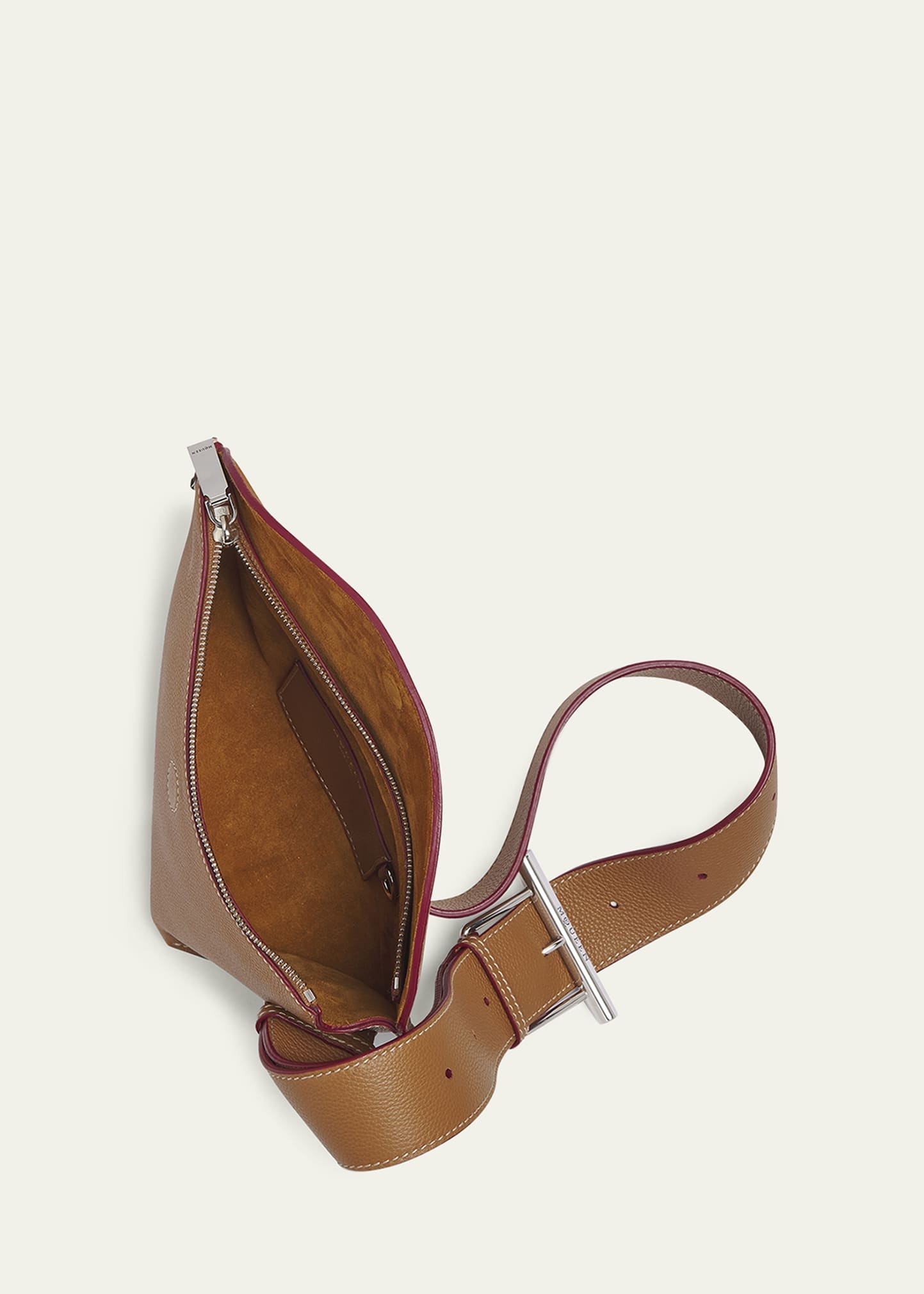 Sling Leather Crossbody Bag - 4