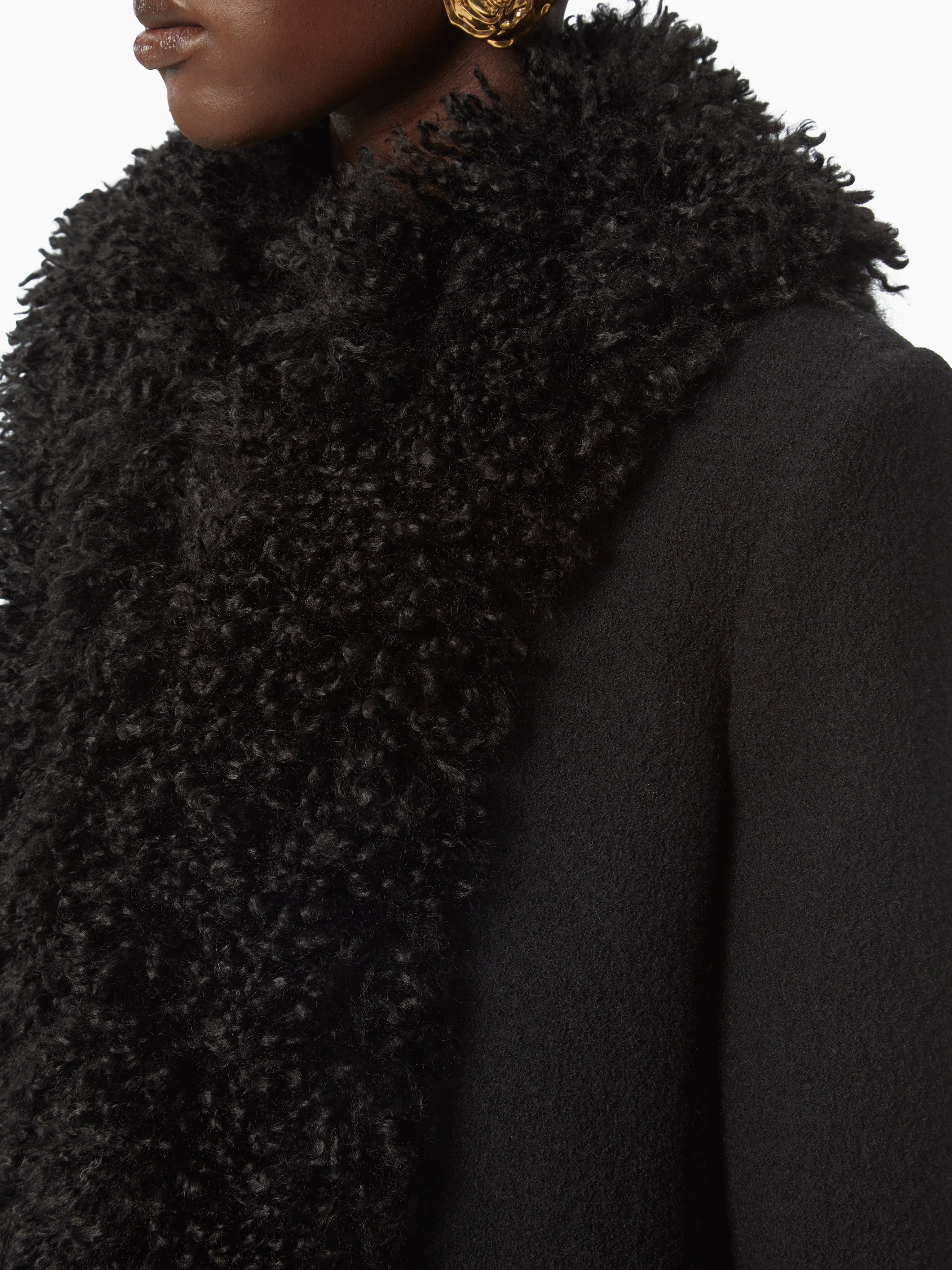 LONG COAT IN WOOL - 3