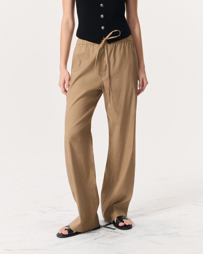 rag & bone Logan Linen-Blend Beach Pants outlook