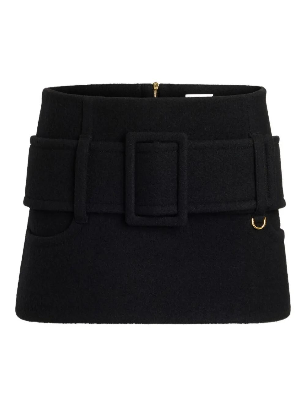 The BELTED MINI SKIRT from PATOU redefines contemporary elegance in women's fashion. Crafted from hi - 1