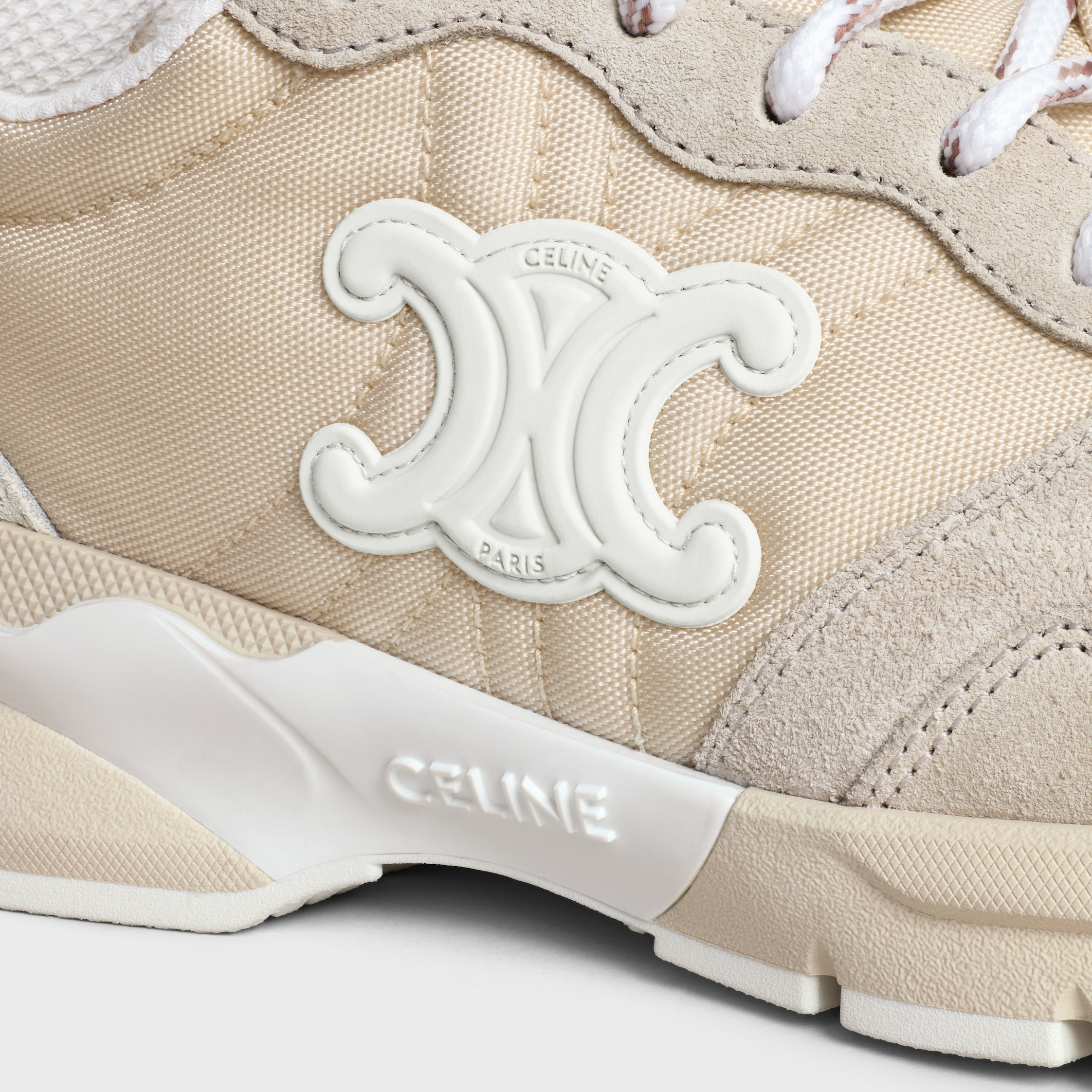CELINE RUNNER CR-04 SNEAKER IN Nylon, Mesh, Calfskin and Suede Calfskin - 5