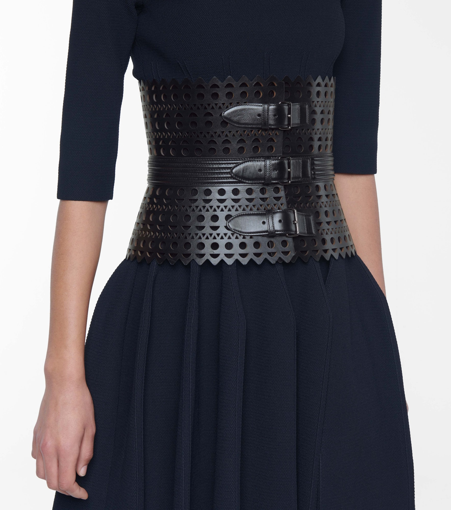 Vienne leather corset belt - 2
