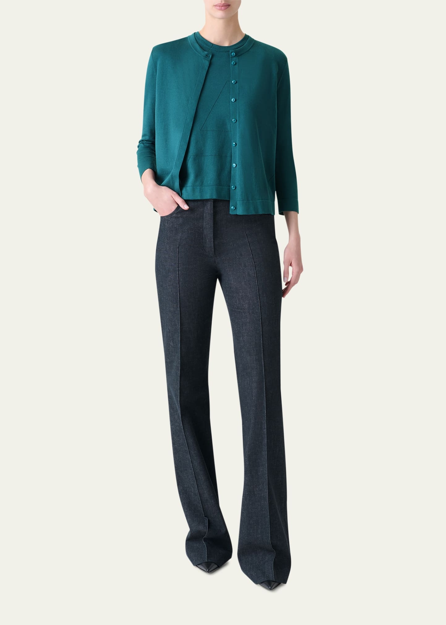 Sea Island Cotton Cardigan - 2