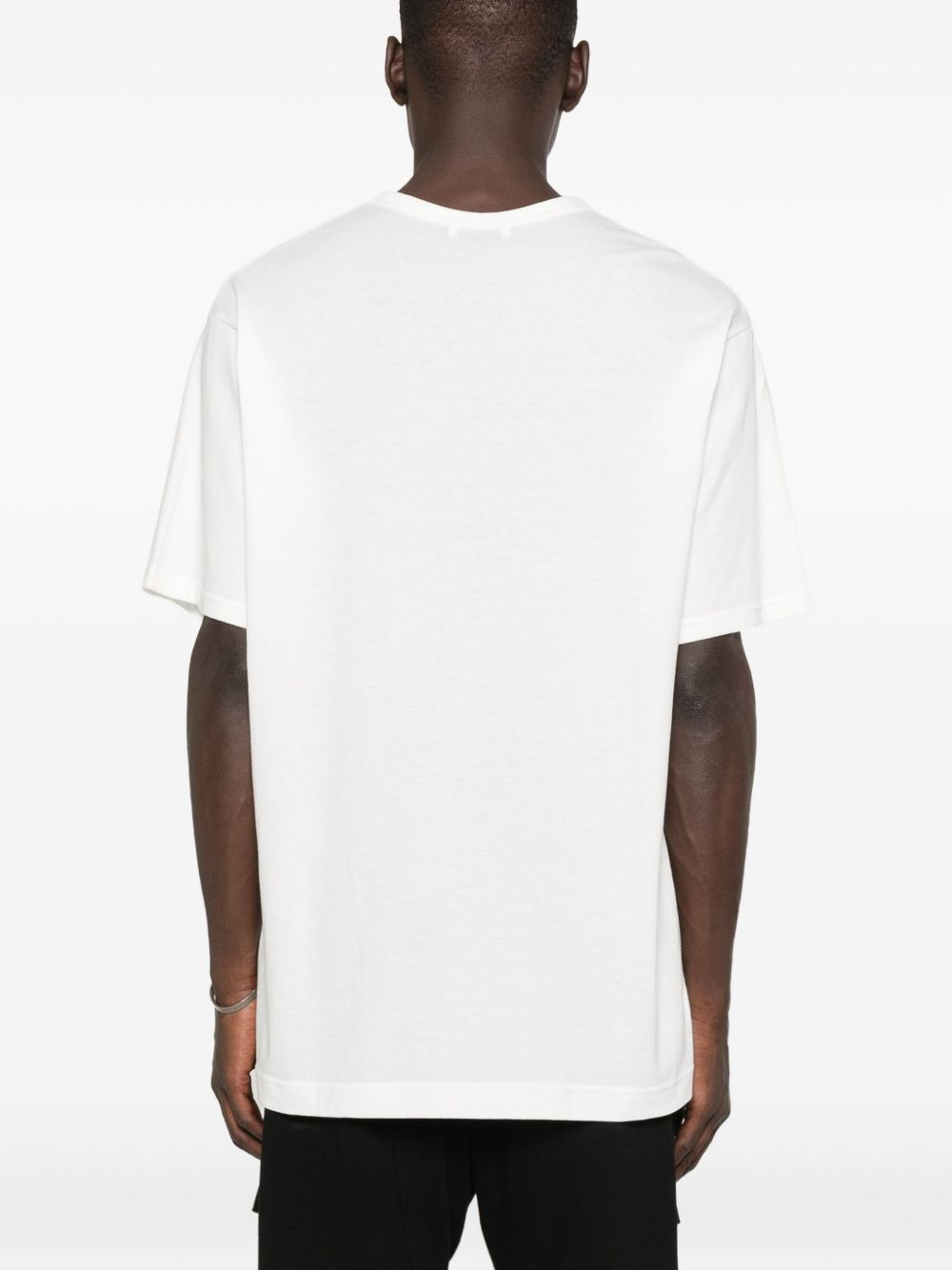 sketch-print T-shirt - 3